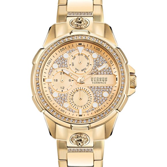 Versace Gold Men's Versus Diamond Watch